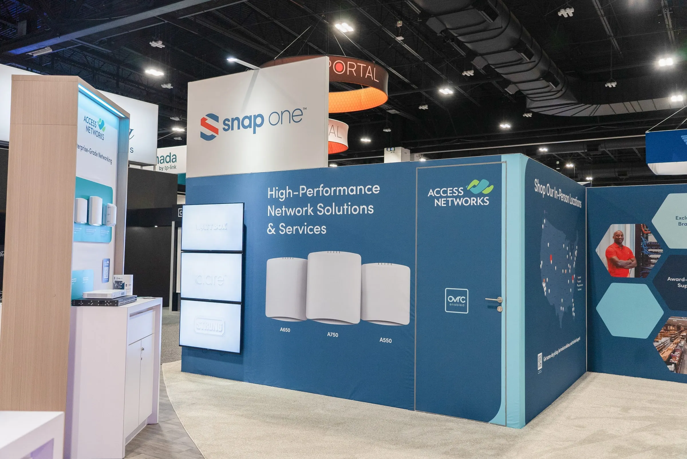 Access Networks "High-Performance Network Solutions" wall